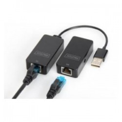 Przedłużacz|Extender DIGITUS USB 2.0 po skrętce Cat.5e|6 UTP, do 50m