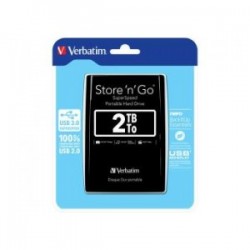 Dysk zewnętrzny Verbatim 2TB Store n Go 2.5 czarny USB 3.0