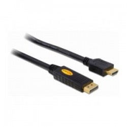 Kabel Delock DisplayPort M>HDMI M 3m gold